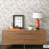Puzzle Light Grey Geometric Wallpaper