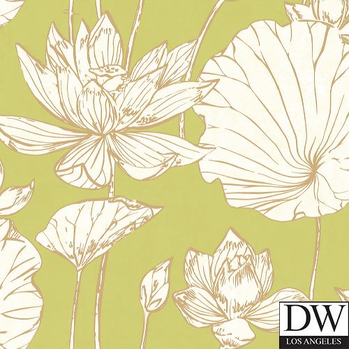 Rishiri Island Tropical Lilly | Architectural Wallcoverings