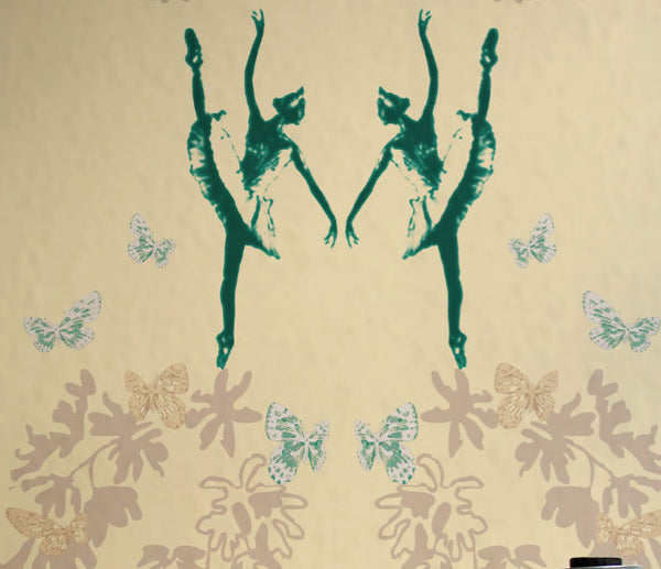 Ballet Bower - Coral Architectural Wallcovering