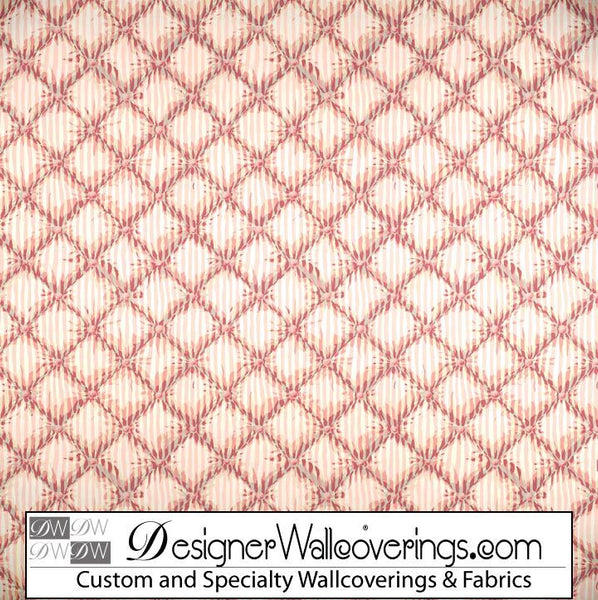 Tufted Trellis Lattice Wallpaper