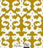 Trousdale Rock & Roll Damask  - Gold & White