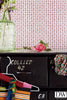 Mosaico Fuschia Geometric Tile Wallpaper