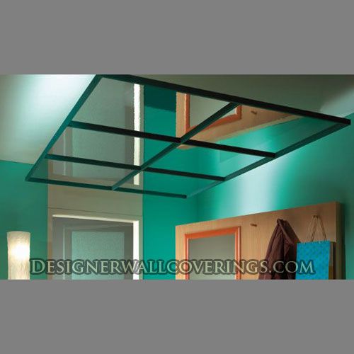 Mirror Wallpaper - Silver Shiny Walls - Self Adhesive