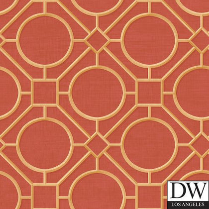 Rebun Island Lattice Trellis | Architectural Wallcoverings