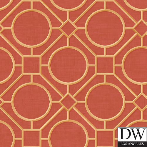 Rebun Island Lattice Trellis Wallpaper