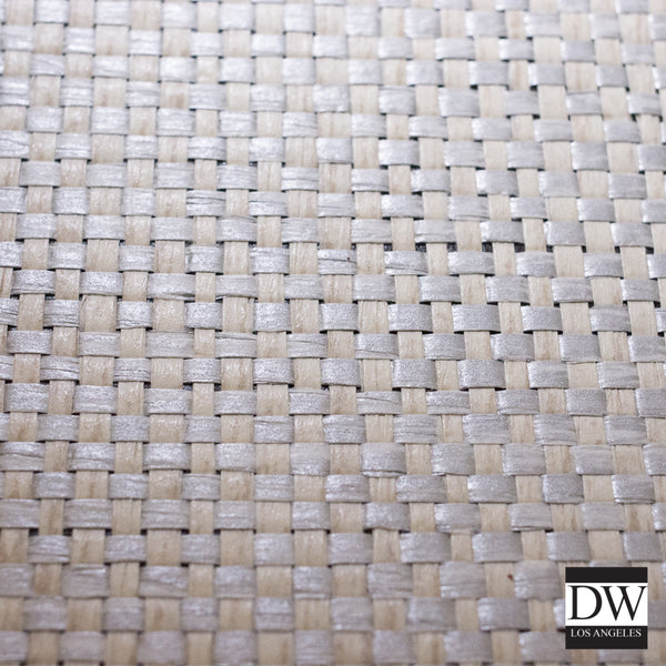 Topanga Canyon Metallic Natural Wallpaper | Phillipe Romano