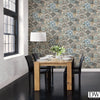 Marrakesh Tiles Teal Mosaic Wallpaper
