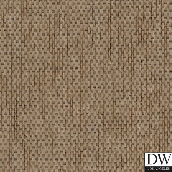 Rodolpho Grasscloth Basketweave Brown | Phillipe Romano