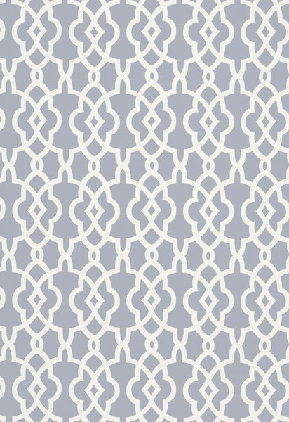 Spring Fret Traditional Lattice - Light Grey Purple