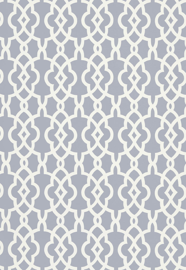 Spring Fret Traditional Lattice - Light Grey Purple