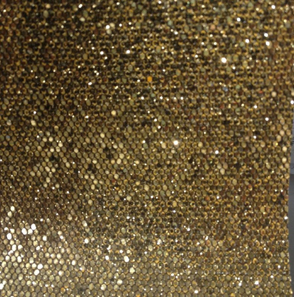 Hollywood Sequin - Gold | Glitter Walls