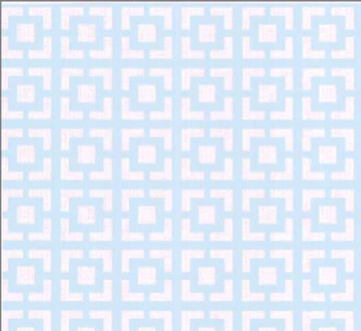 Natalia's Traditional Lattice - Light Blue and White Wall Paper