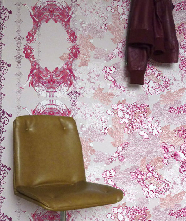 Surreal Woman Architectural Wallcovering