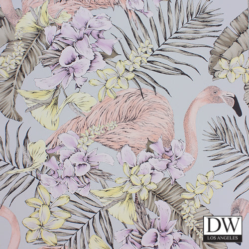 Exotica Flamingo Wallpaper