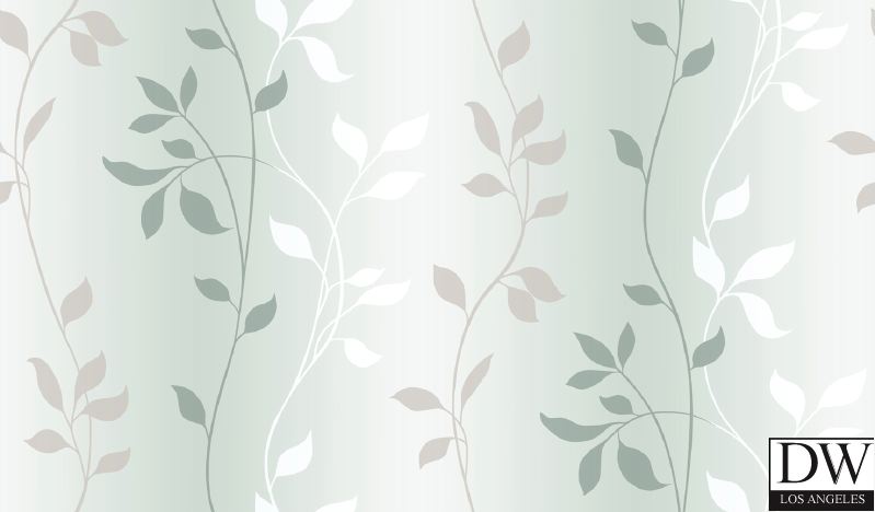 Sullivan Silver Ombre Vine Trail Wallpaper Wallpaper