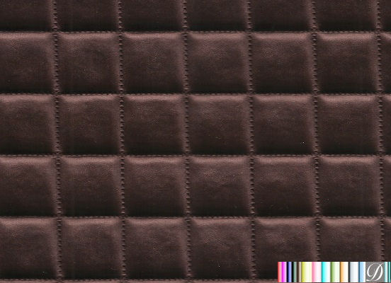 Ballina Quilted Square Metallic Upholstery Vinyl