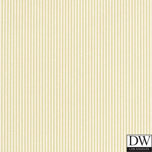 Schumacher Newport Stripe Maize Wallpaper by Schumacher