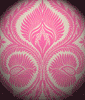 Retro Velvet Flocked Wallpapers - Hot Pink Fuscia
