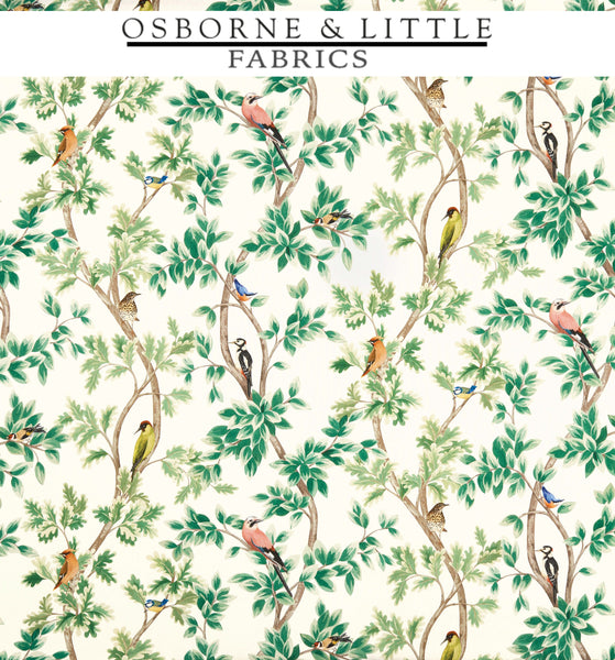 Osborne & Little Fabrics #F7403-016 at Designer Wallcoverings - Your online resource since 2007