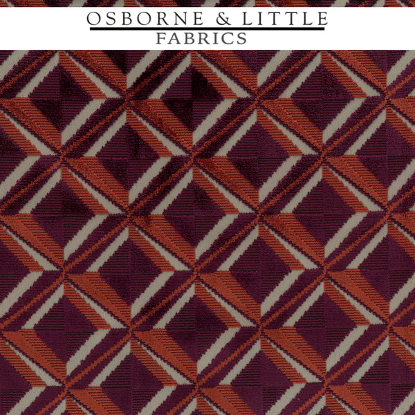 Osborne & Little Fabrics #F7422-056 at Designer Wallcoverings - Your online resource since 2007