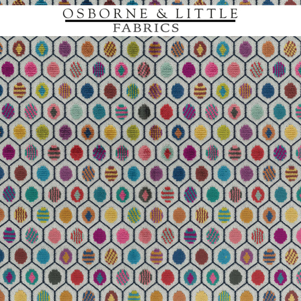 Osborne & Little Fabrics #F7423-034 at Designer Wallcoverings - Your online resource since 2007