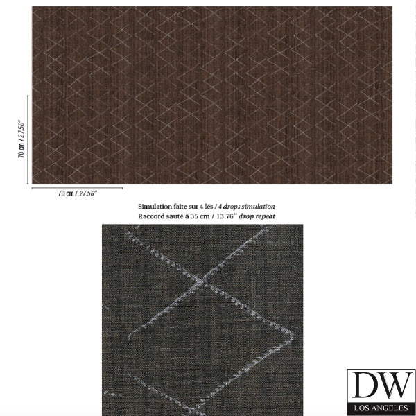 Glam Harlequin on Linen