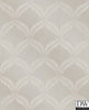 Petals Taupe Ogee Wallpaper