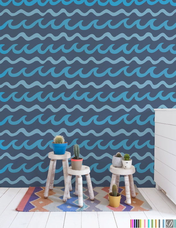 Swell Wallcovering by Aimee Wilder