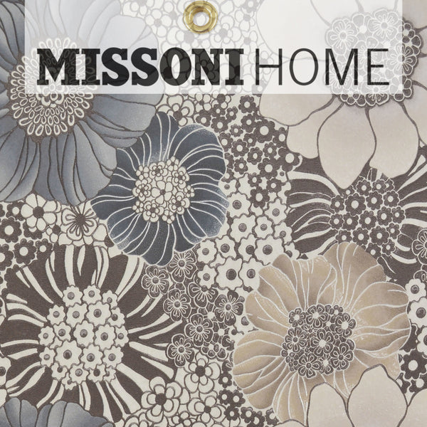 Missoni Home Anemones Wallpaper - Cream/Taupe/Multi