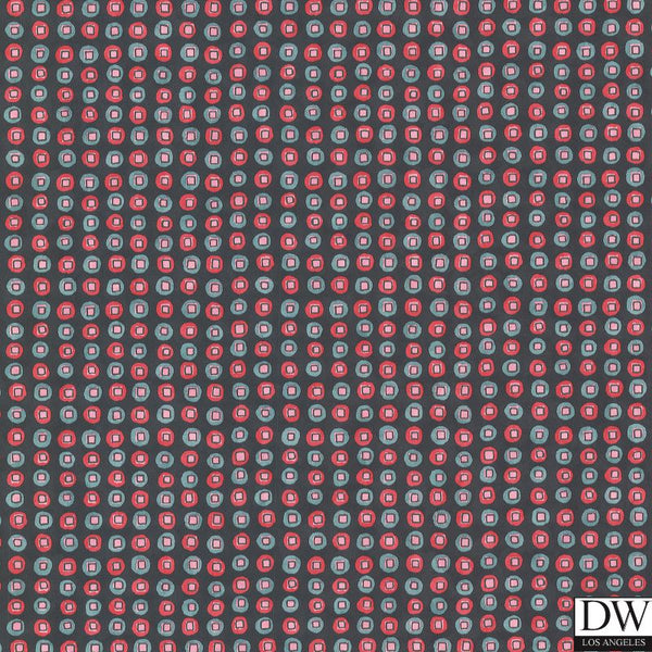 Mosaico Ebony Geometric Tile Wallcovering