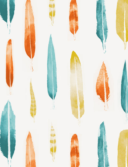 Feathers Mid Century Wallcovering