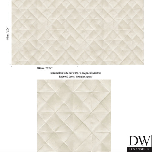 Origami Glam - Folded Wallcovering