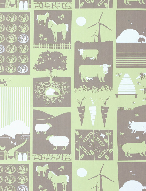 Moo! Mid Century Wallcovering