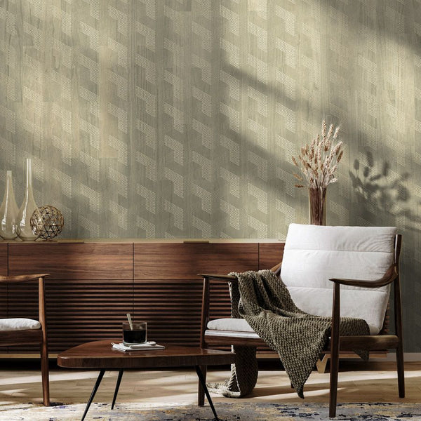 Mr. Mizutto Wood Wallpaper | Phillipe Romano