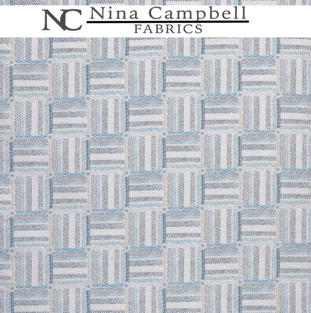Nina Campbell Fabrics #NCF4323-04 at Designer Wallcoverings - Your online resource since 2007