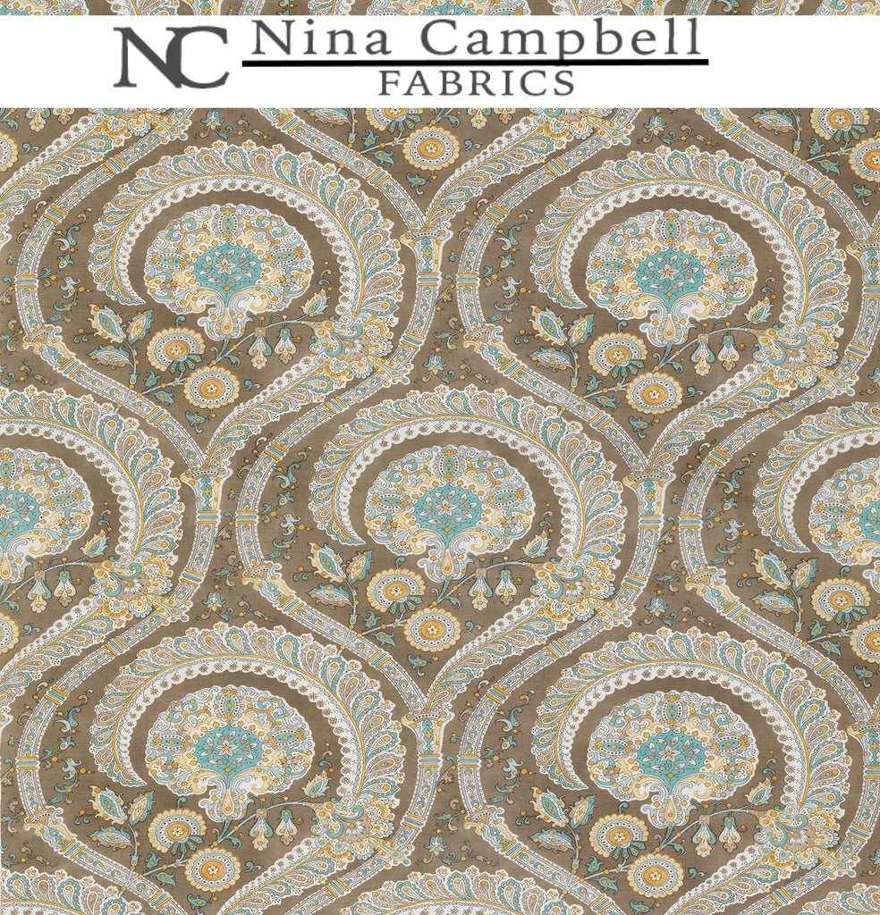 Nina Campbell Fabrics #NCF4330-03 at Designer Wallcoverings - Your online resource since 2007