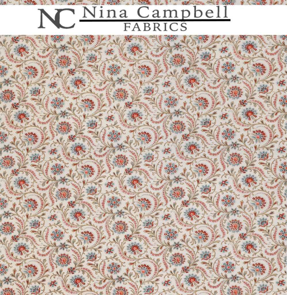 Nina Campbell Fabrics #NCF4331-01 at Designer Wallcoverings - Your online resource since 2007