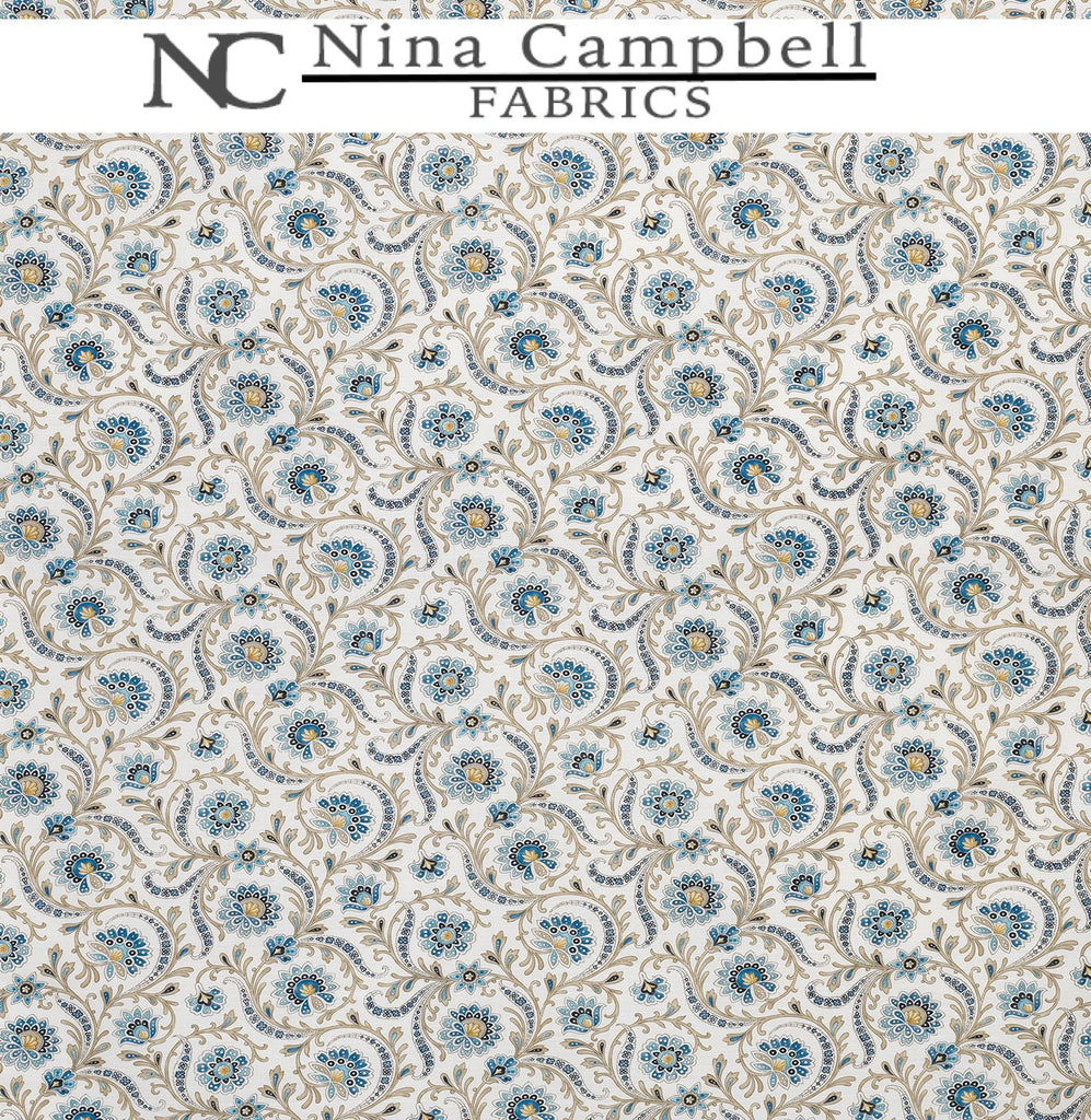 Nina Campbell Fabrics #NCF4331-05 at Designer Wallcoverings - Your online resource since 2007