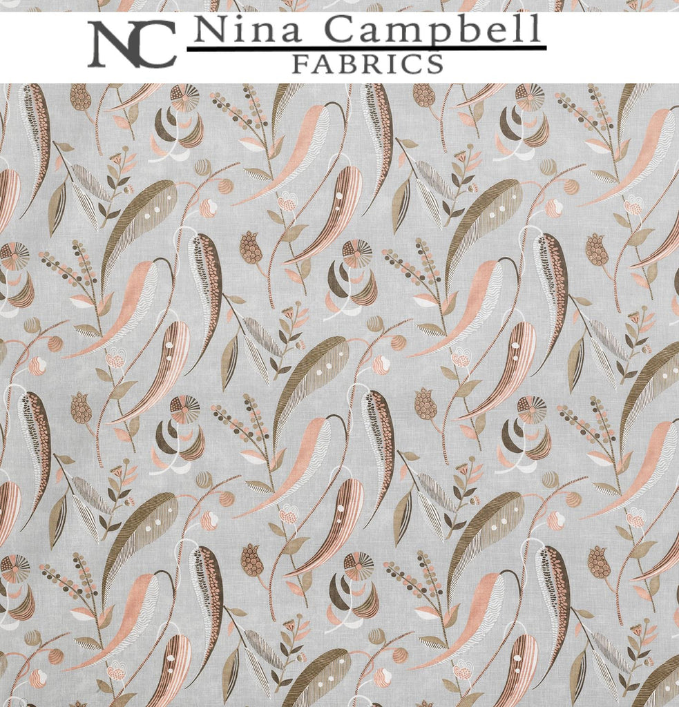 Nina Campbell Fabrics #NCF4334-02 at Designer Wallcoverings - Your online resource since 2007