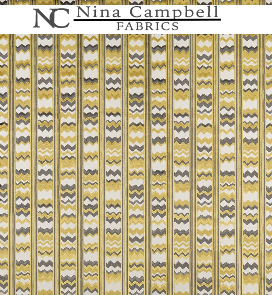 Nina Campbell Fabrics #NCF4373-04 at Designer Wallcoverings - Your online resource since 2007