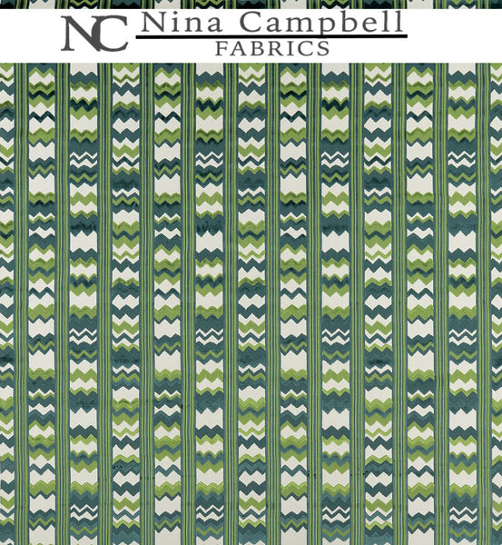 Nina Campbell Fabrics #NCF4373-06 at Designer Wallcoverings - Your online resource since 2007