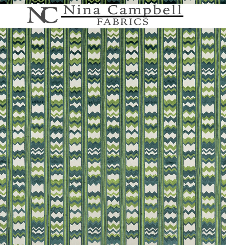 Nina Campbell Fabrics #NCF4373-06 at Designer Wallcoverings - Your online resource since 2007