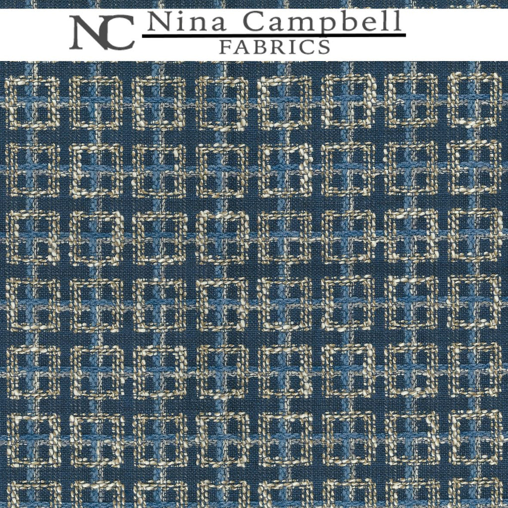Nina Campbell Fabrics #NCF4384-06 at Designer Wallcoverings - Your online resource since 2007