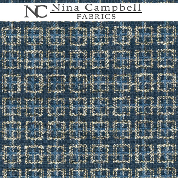 Nina Campbell Fabrics #NCF4384-06 at Designer Wallcoverings - Your online resource since 2007