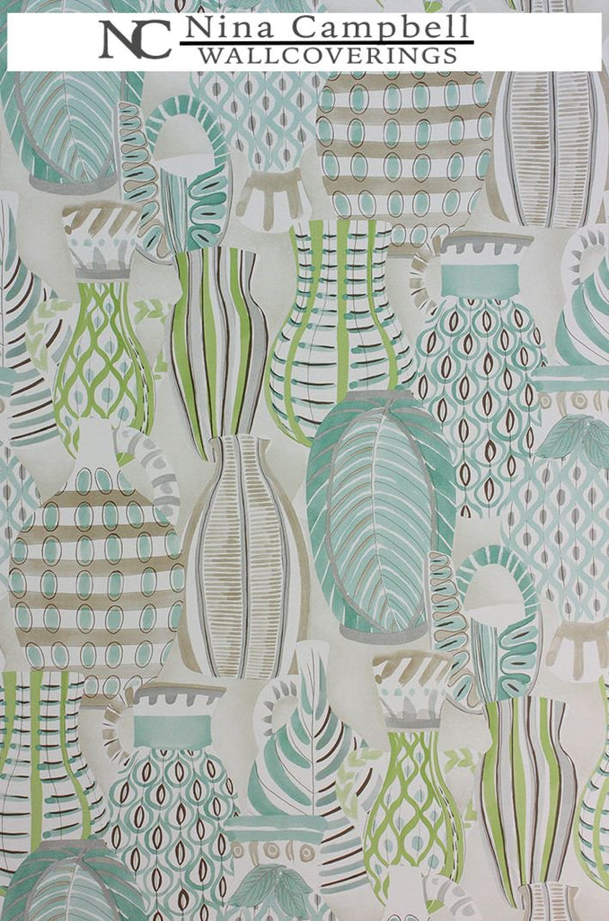 Nina Campbell Wallpaper #NCW4300-03 at Designer Wallcoverings - Your online resource since 2007