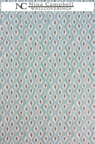 Nina Campbell Wallpaper #NCW4301-01 at Designer Wallcoverings - Your online resource since 2007