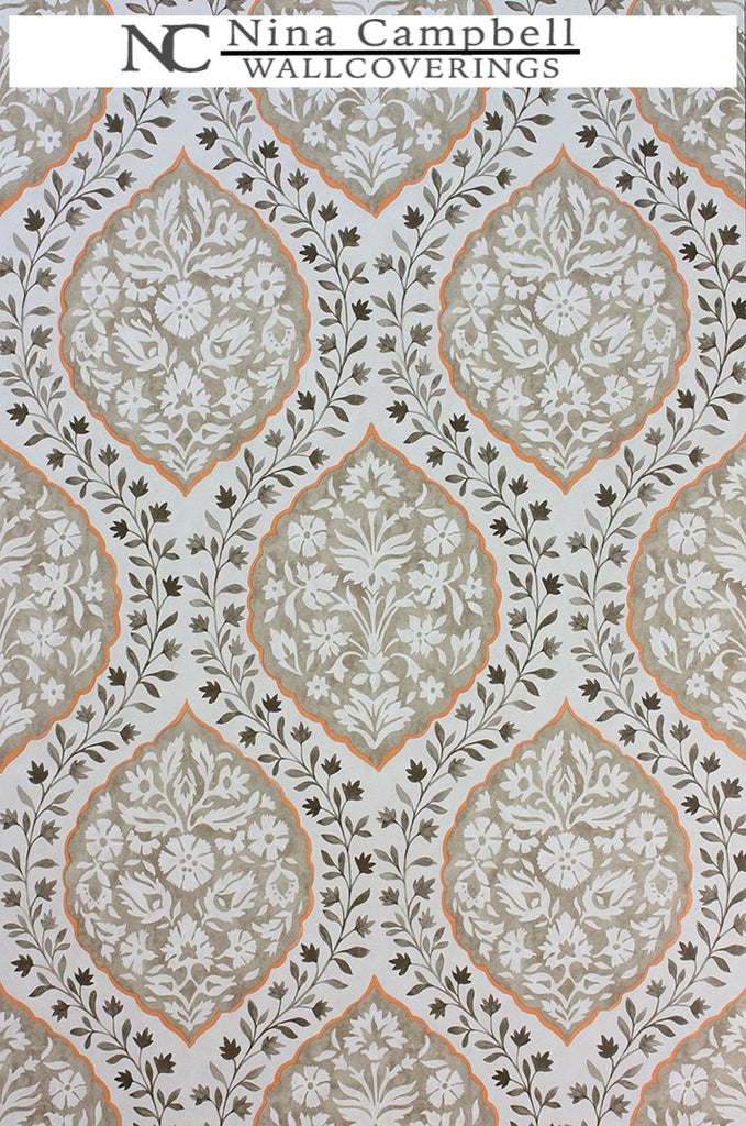 Nina Campbell Wallpaper #NCW4304-04 at Designer Wallcoverings - Your online resource since 2007