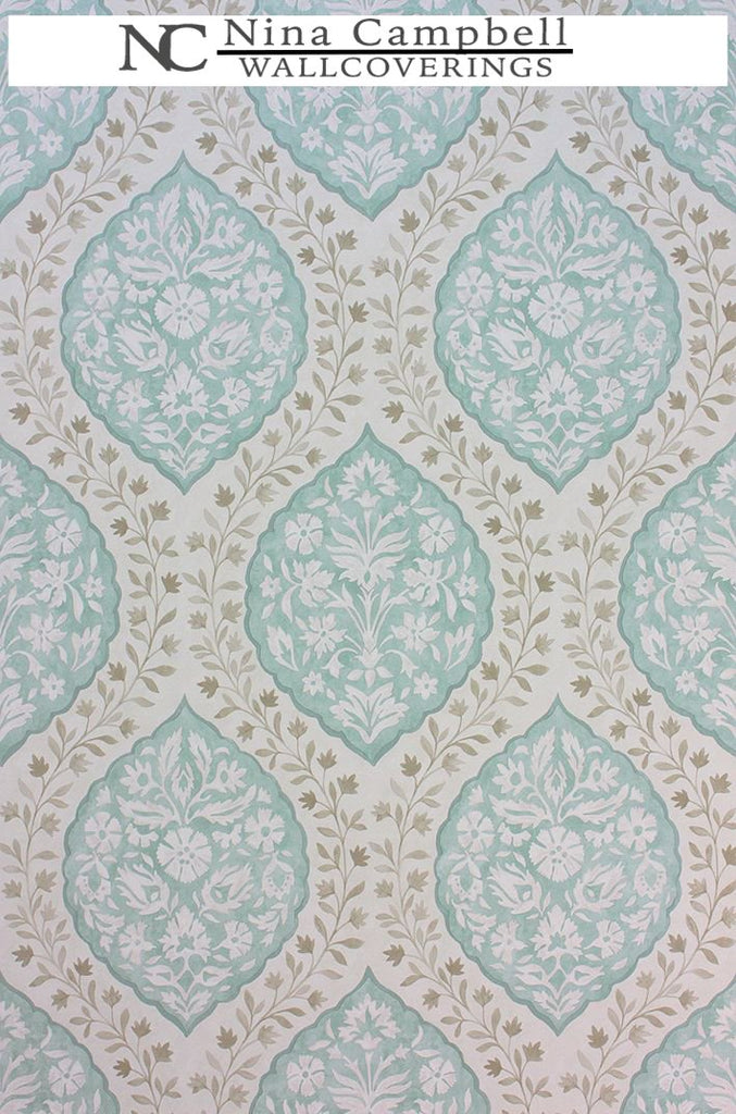 Nina Campbell Wallpaper #NCW4304-05 at Designer Wallcoverings - Your online resource since 2007