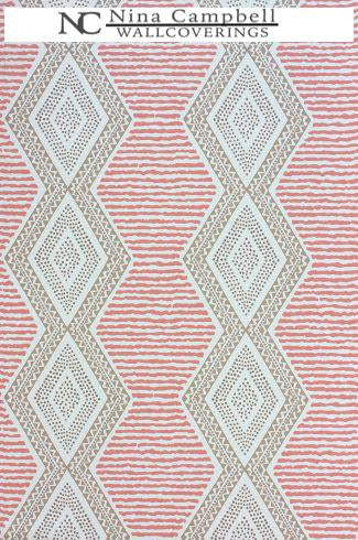Nina Campbell Wallpaper #NCW4306-01 at Designer Wallcoverings - Your online resource since 2007