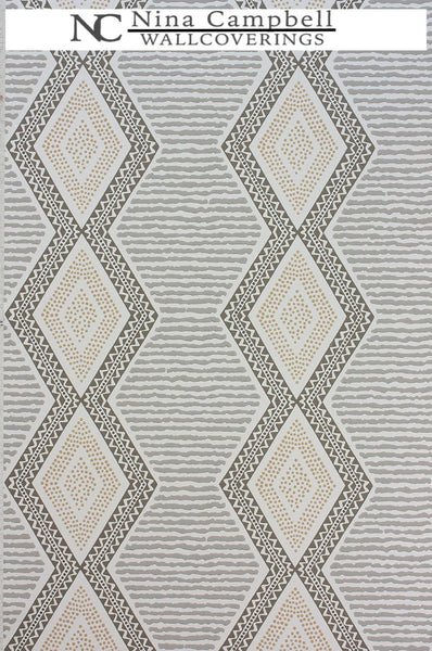 Nina Campbell Wallpaper #NCW4306-02 at Designer Wallcoverings - Your online resource since 2007